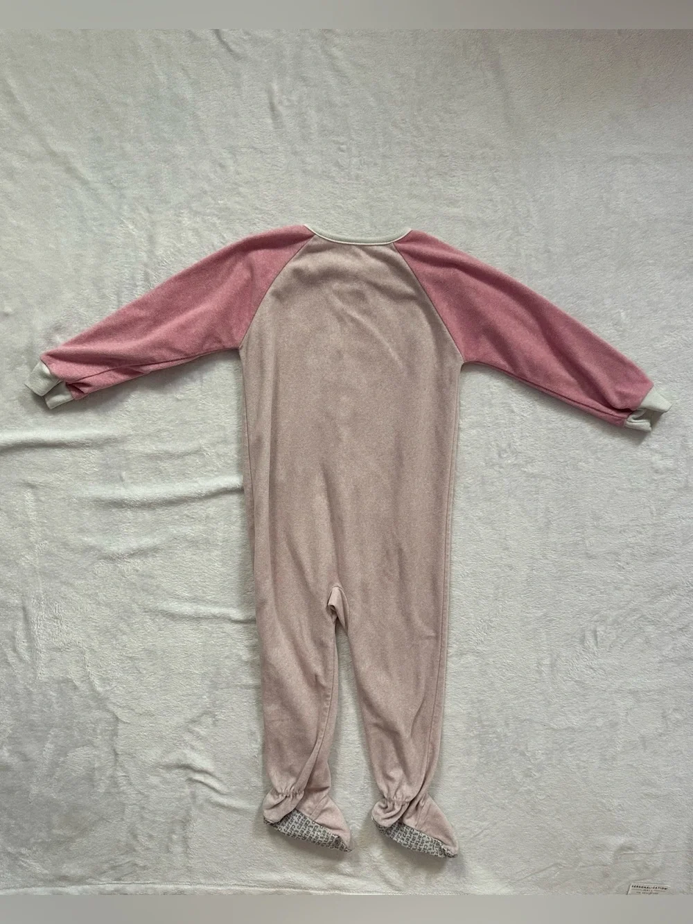 Carter’s Bear Fleece Footed Pajamas Pink Toddler Girls Size 4T